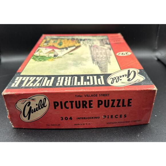 Vintage Guild Picture Puzzle Series No 101 Village Street Whitman Publishing - Picture 4 of 8